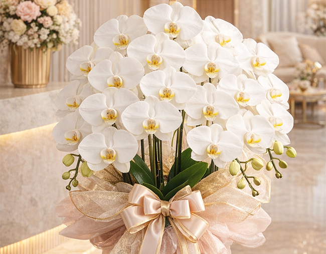 胡蝶蘭のサイズと輪数の違い